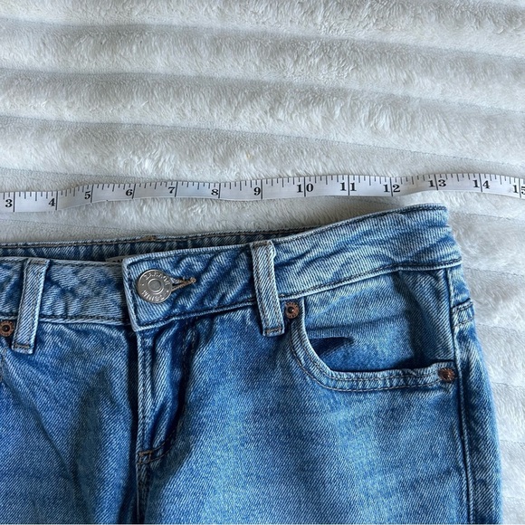 Garage Women's Low Rise Straight US00 Blue Denim Jeans - Picture 9 of 9